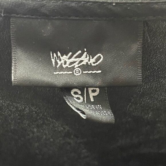 Mossimo Womens Black Blouse Size Small Pockets Semi Sheer Lightweight Casual Top - Picture 4 of 4